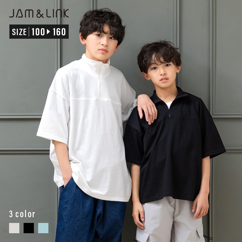 jeepTシャツストリートセットアップ夏Tシャツハーフジップ 半袖 JIGGYS SHOP Tシャツ メンズ トップス カットソー 半袖Tシャツ