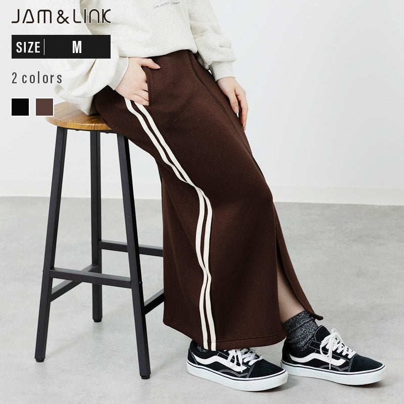 ヤマダヤ　新作　YORT 【ストレッチ】ダンボールIラインロングスカート新品 ヤマダヤ 新作 YORT 【ストレッチ】ダンボールIラインロングスカート