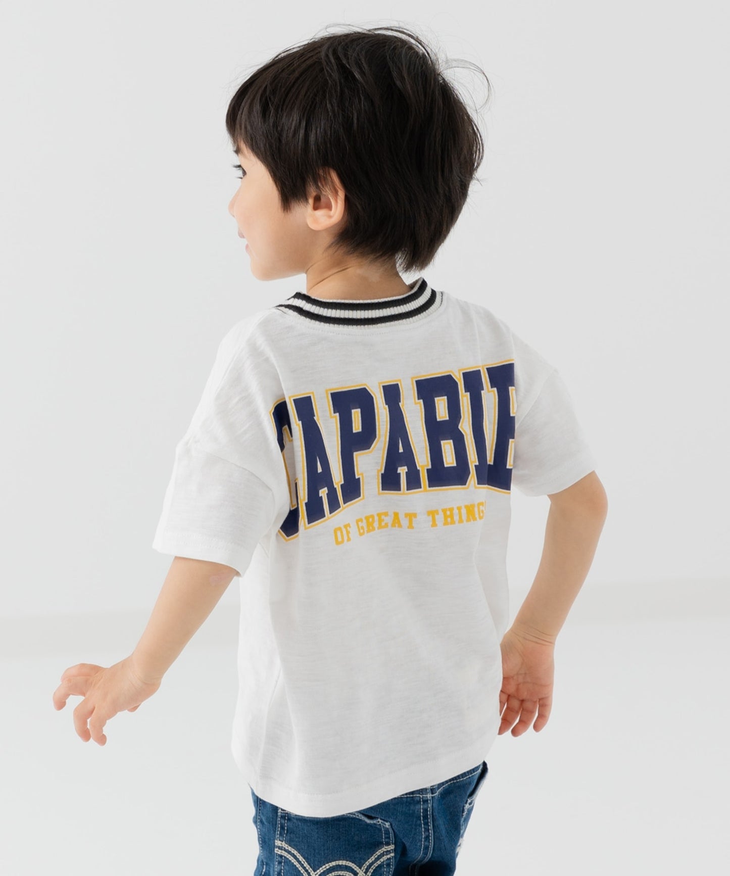 カレッジロゴ プリントTシャツ