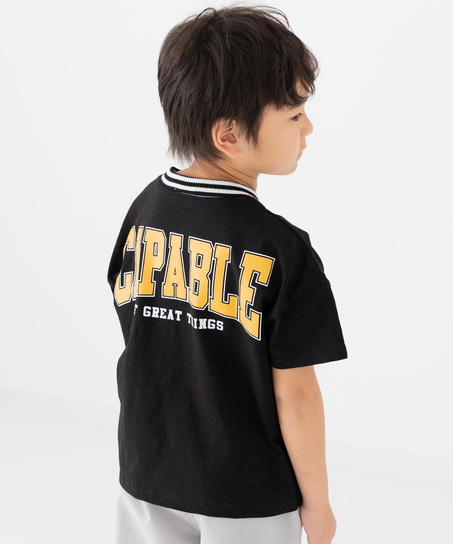 カレッジロゴ プリントTシャツ