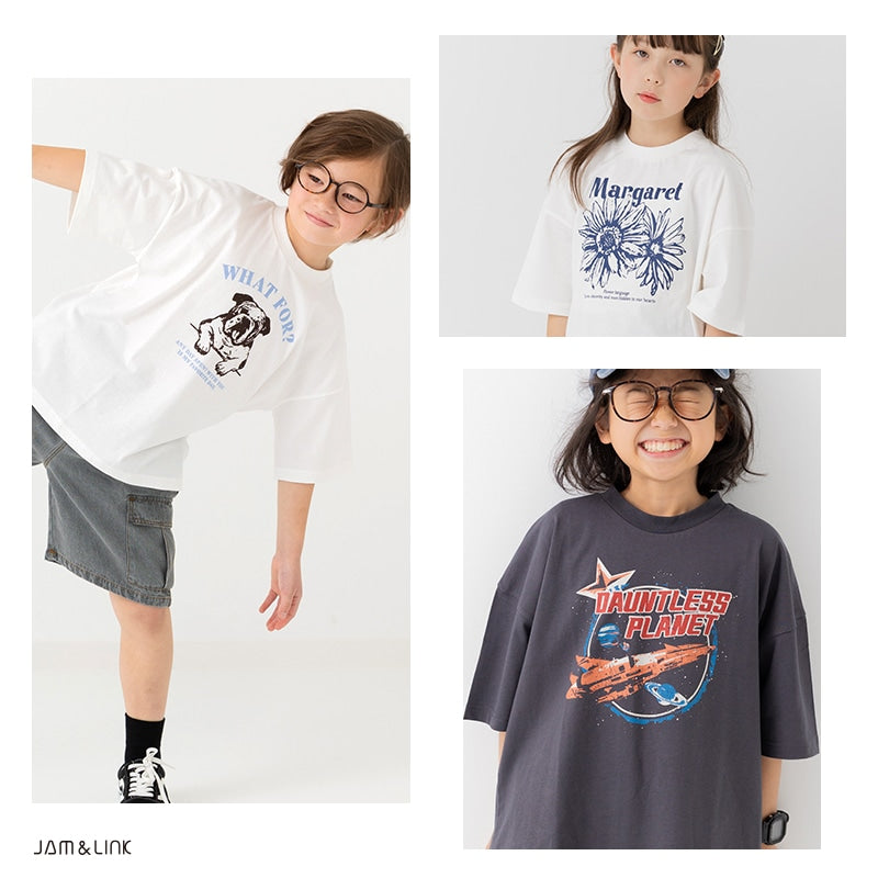 プリント半袖Tシャツ