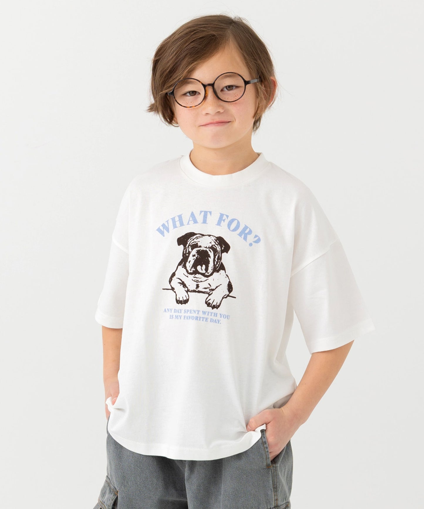 プリント半袖Tシャツ