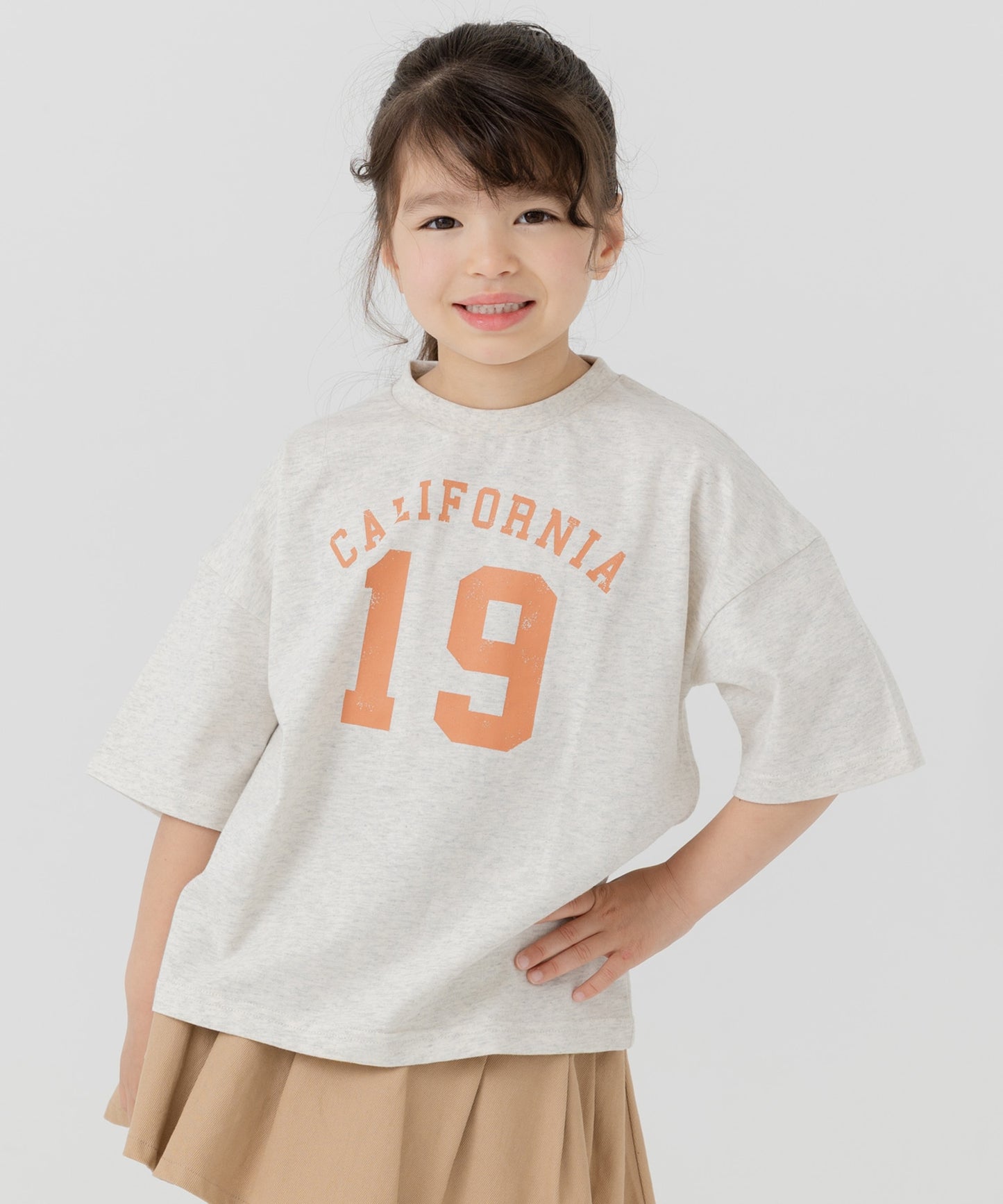 プリント半袖Tシャツ