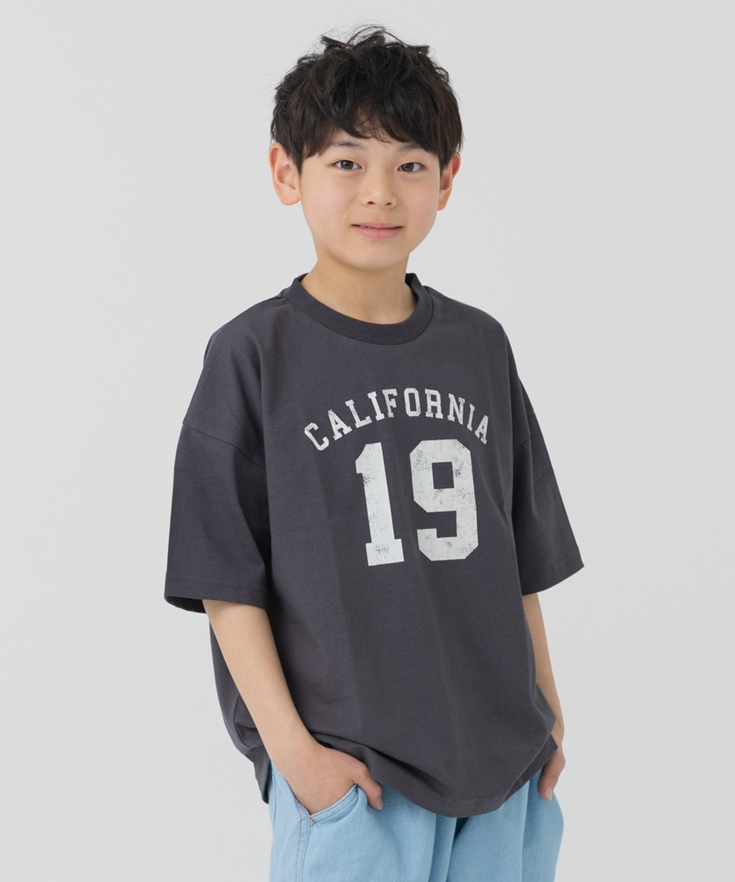プリント半袖Tシャツ