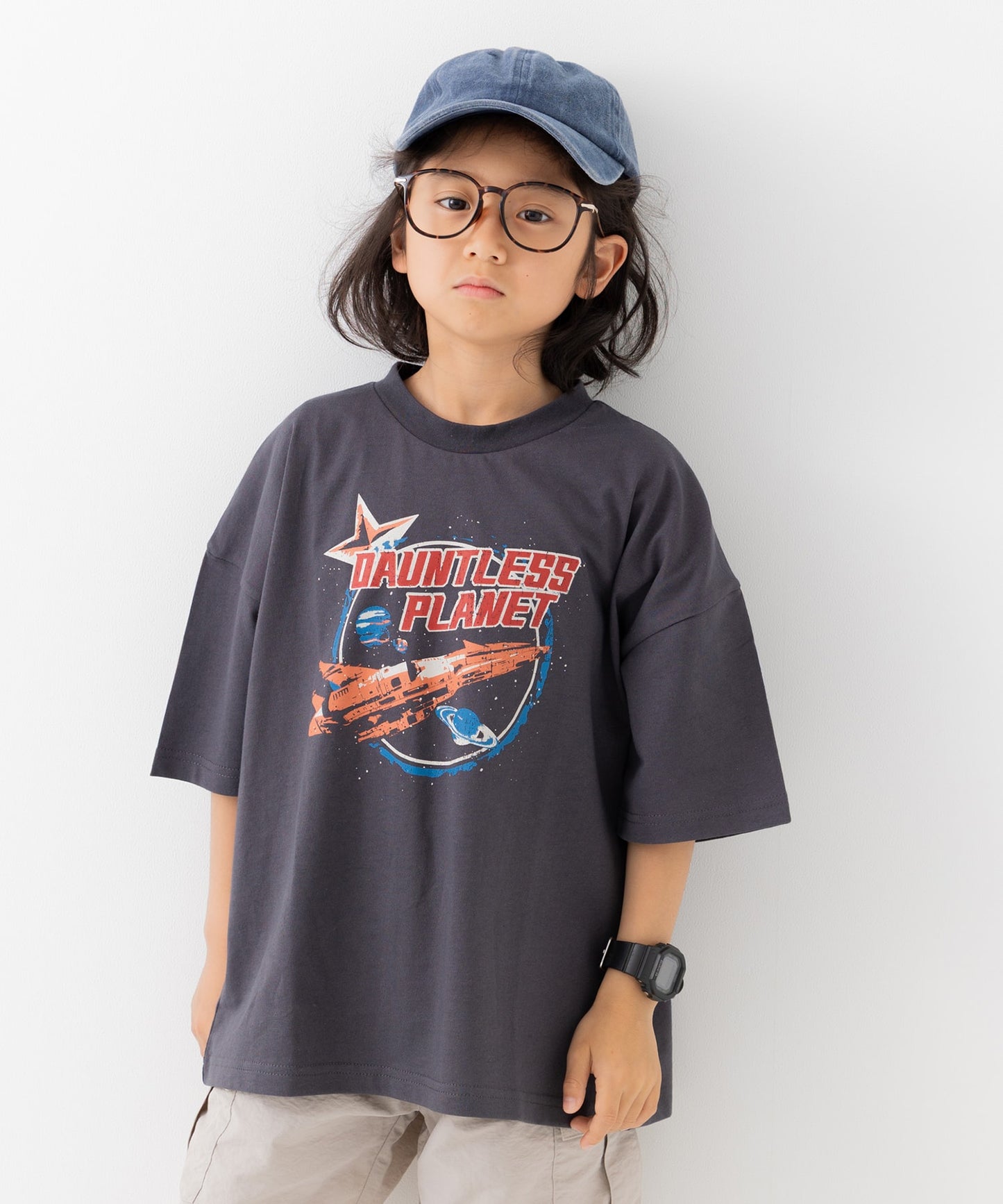 プリント半袖Tシャツ