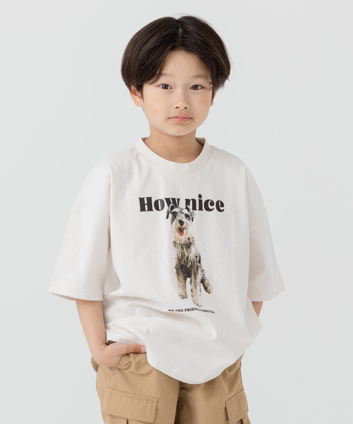 プリント半袖Tシャツ