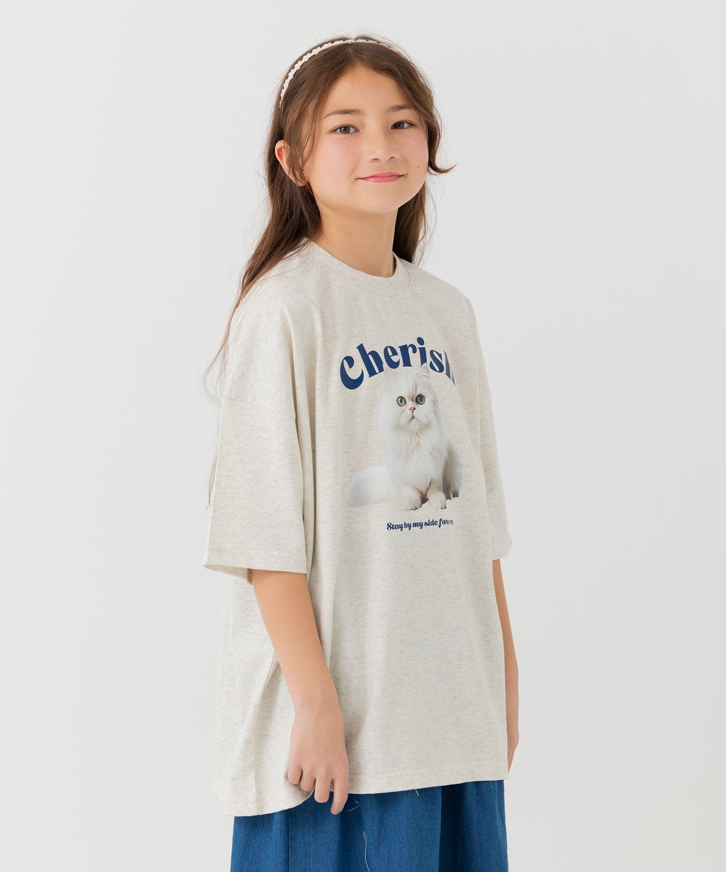 プリント半袖Tシャツ