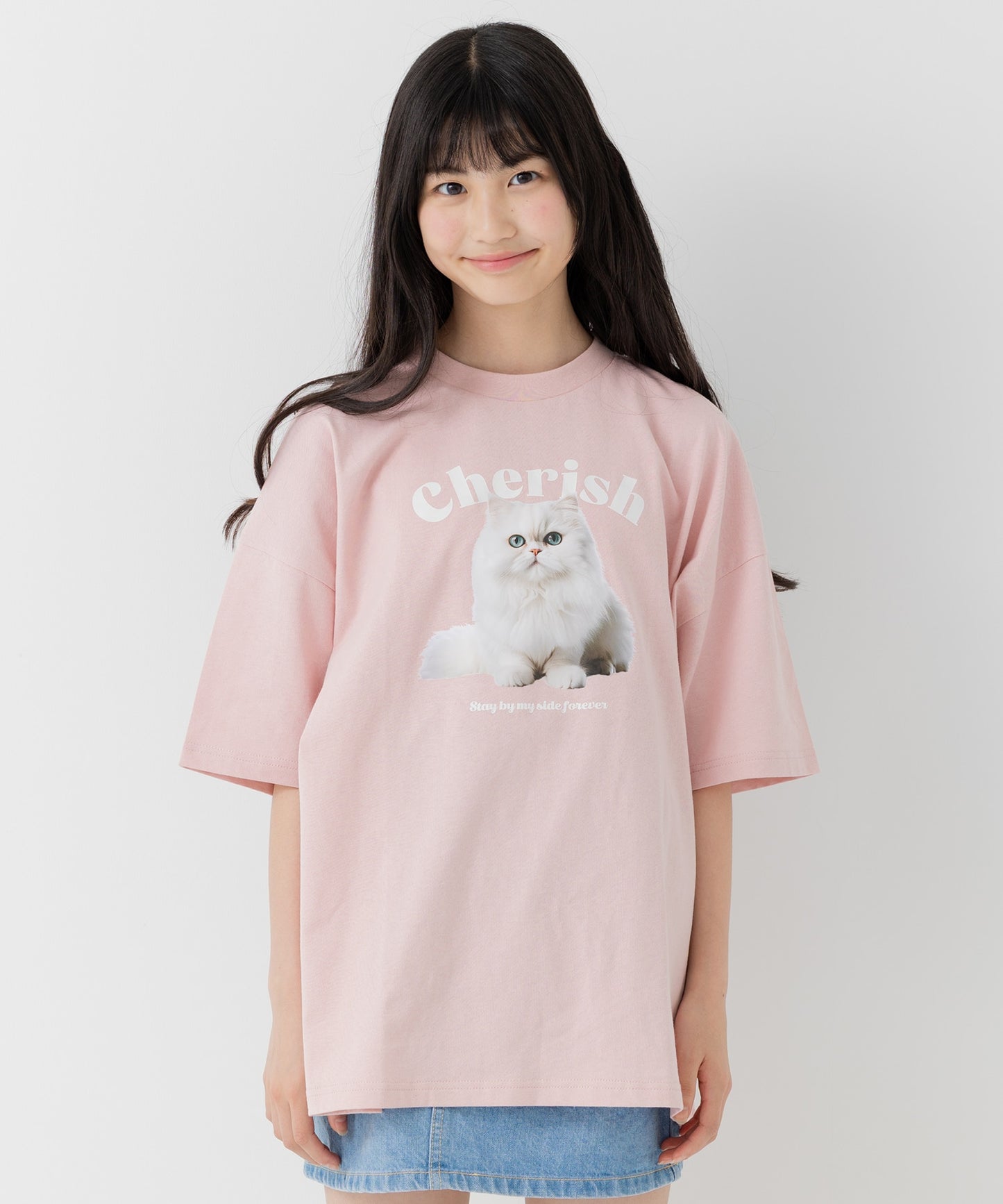 プリント半袖Tシャツ