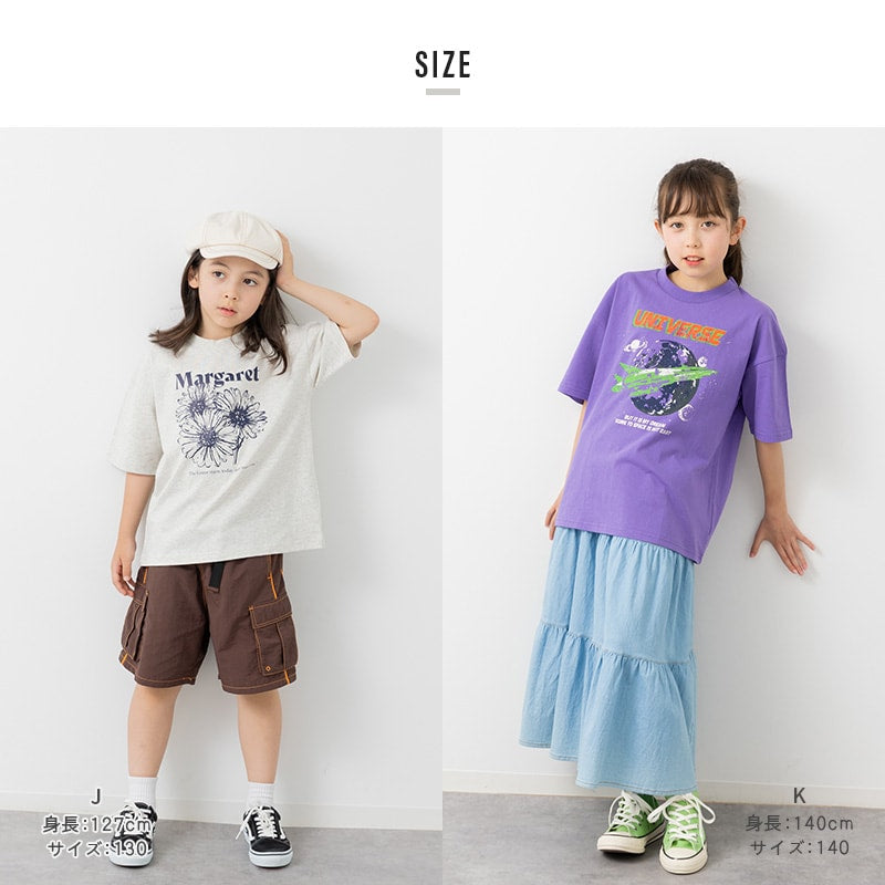 プリント半袖Tシャツ