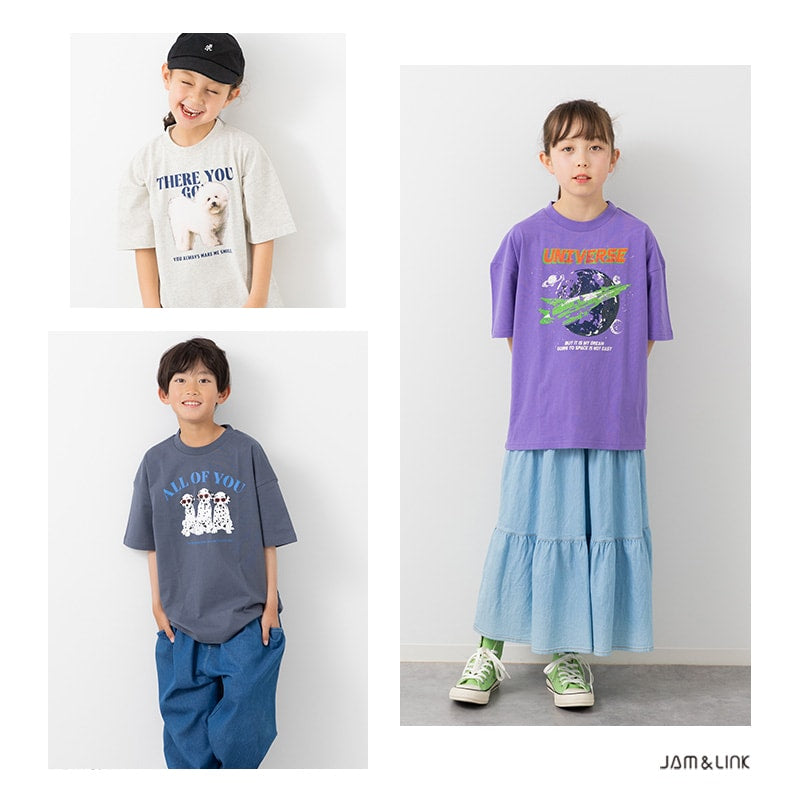 プリント半袖Tシャツ