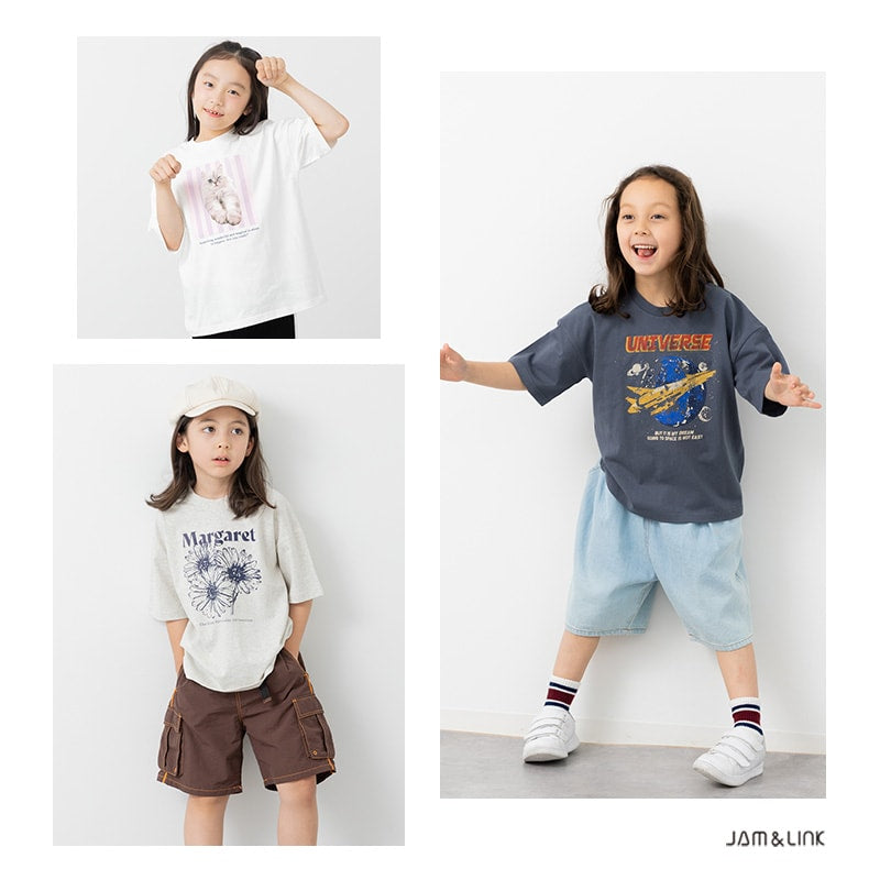 プリント半袖Tシャツ