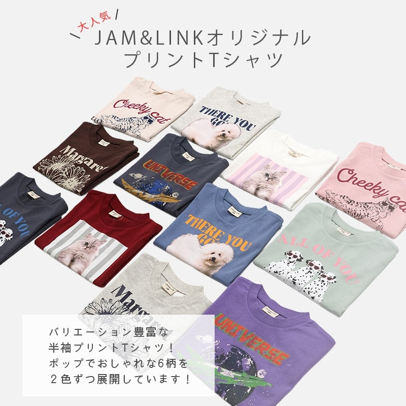 プリント半袖Tシャツ