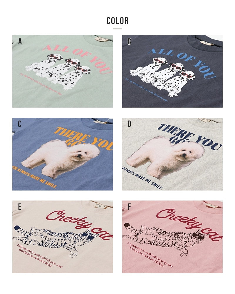 プリント半袖Tシャツ