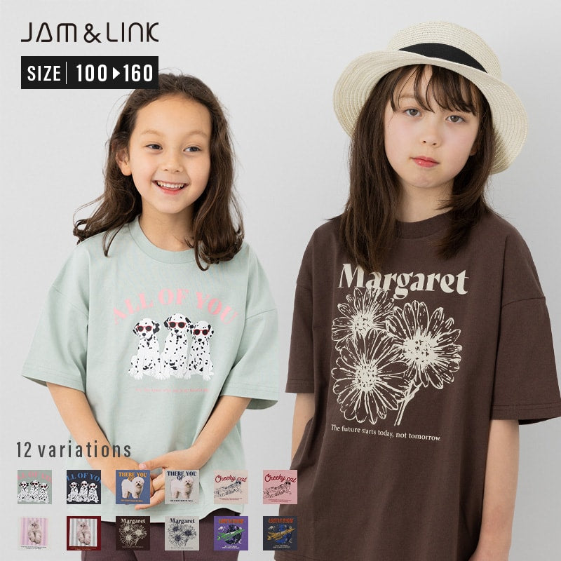 プリント半袖Tシャツ