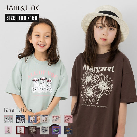 プリント半袖Tシャツ