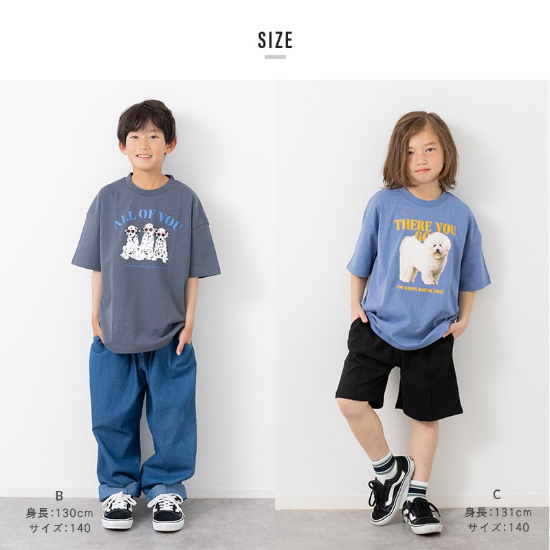 プリント半袖Tシャツ