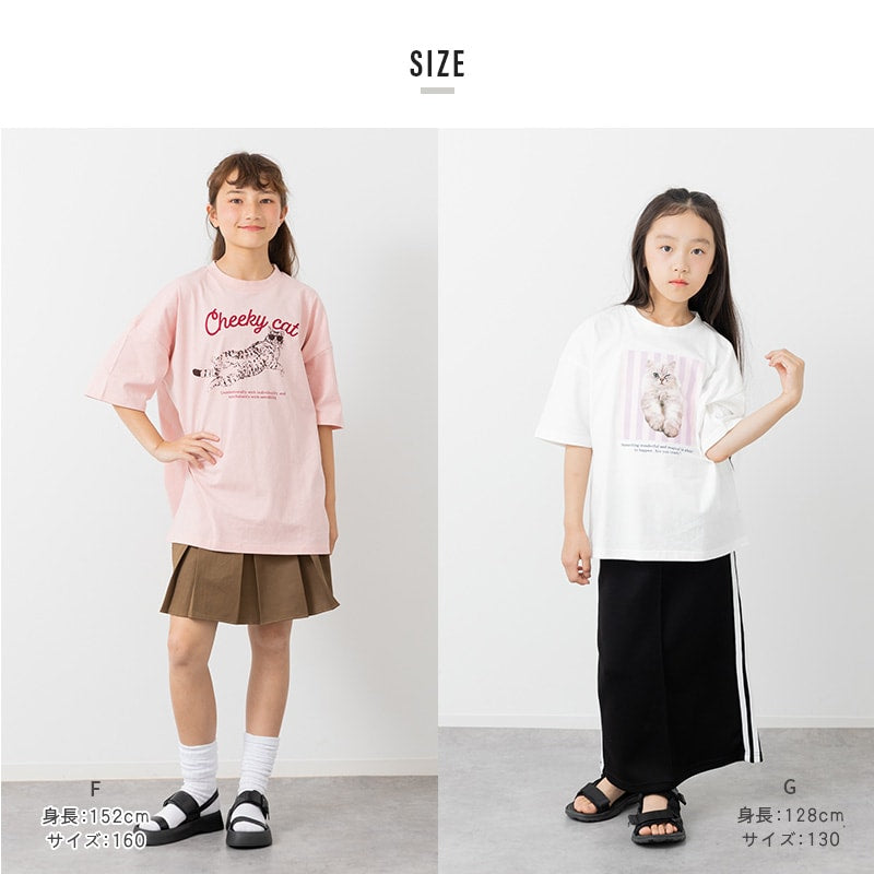 プリント半袖Tシャツ