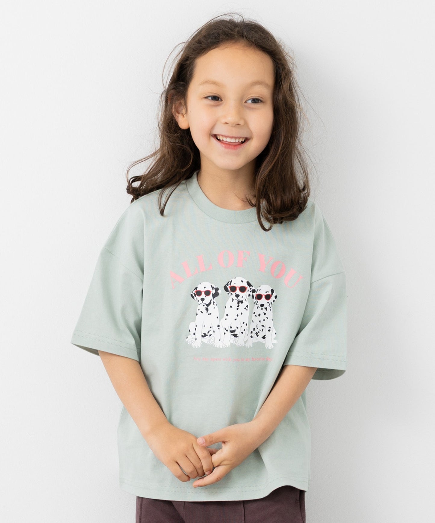 プリント半袖Tシャツ