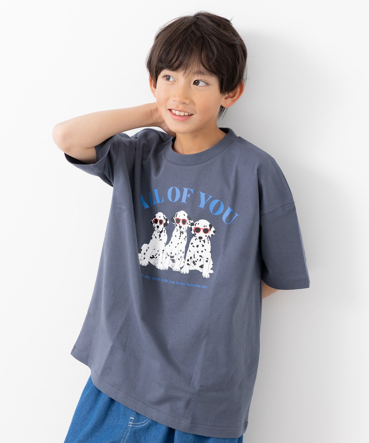 プリント半袖Tシャツ