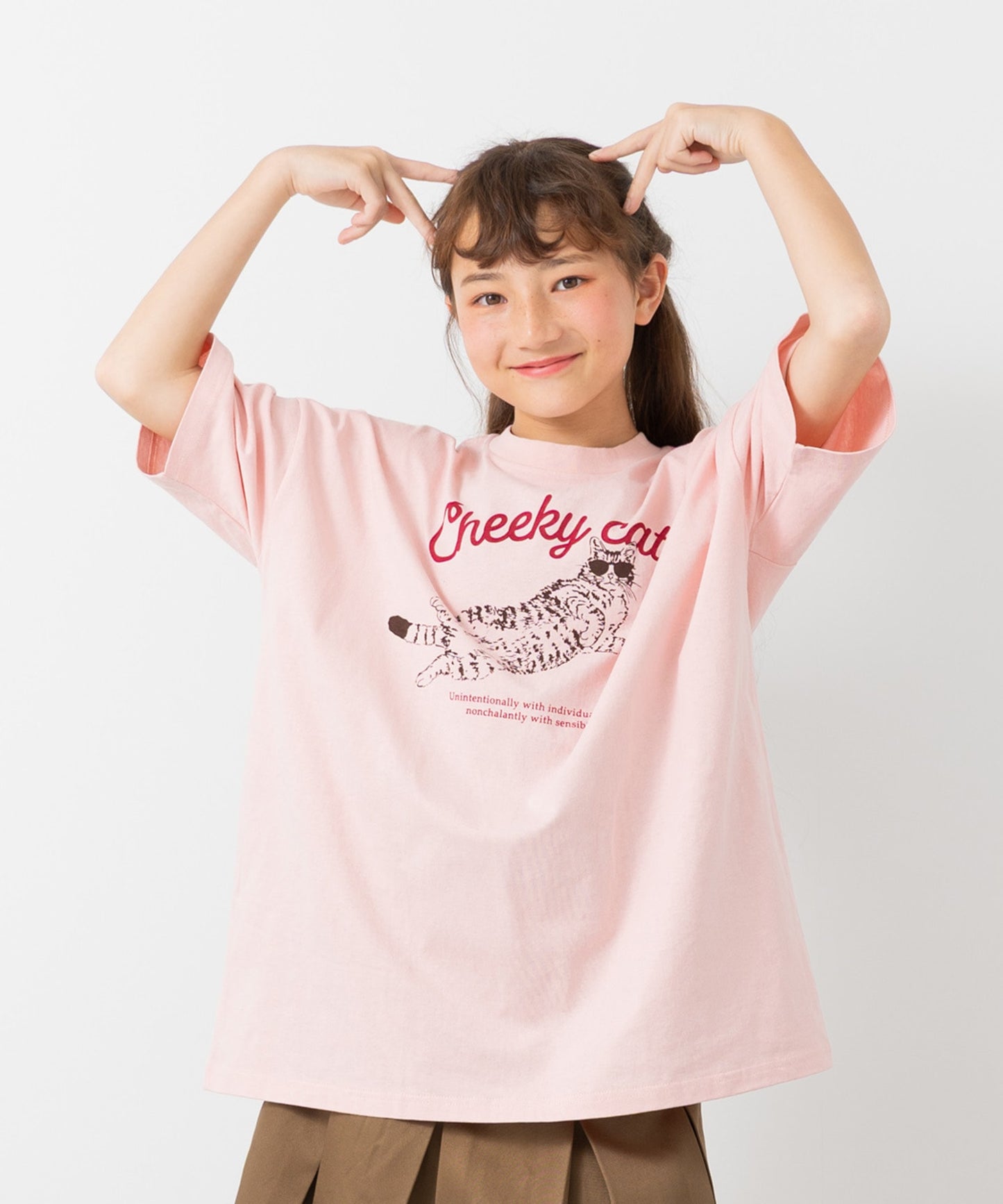 プリント半袖Tシャツ