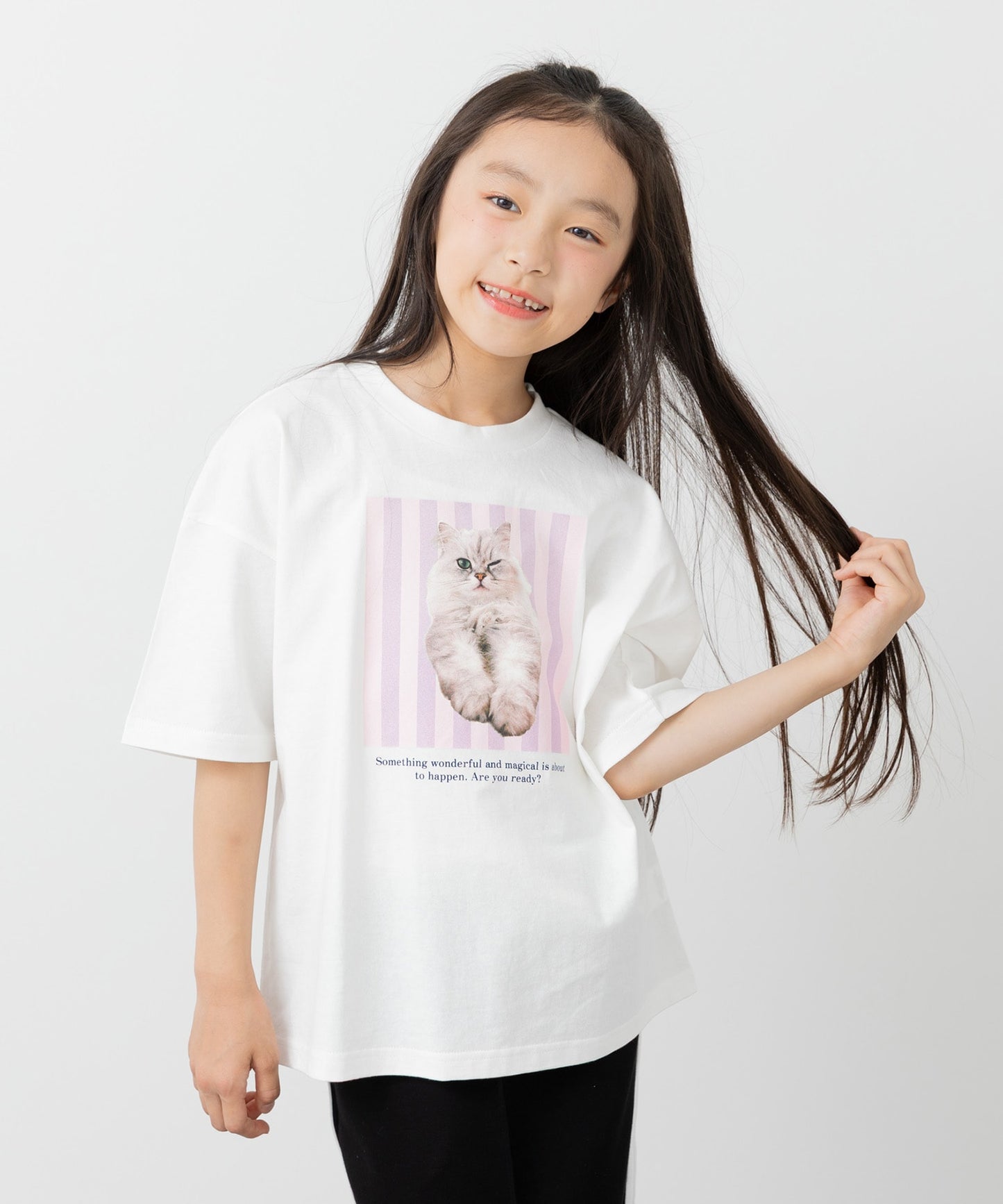 プリント半袖Tシャツ