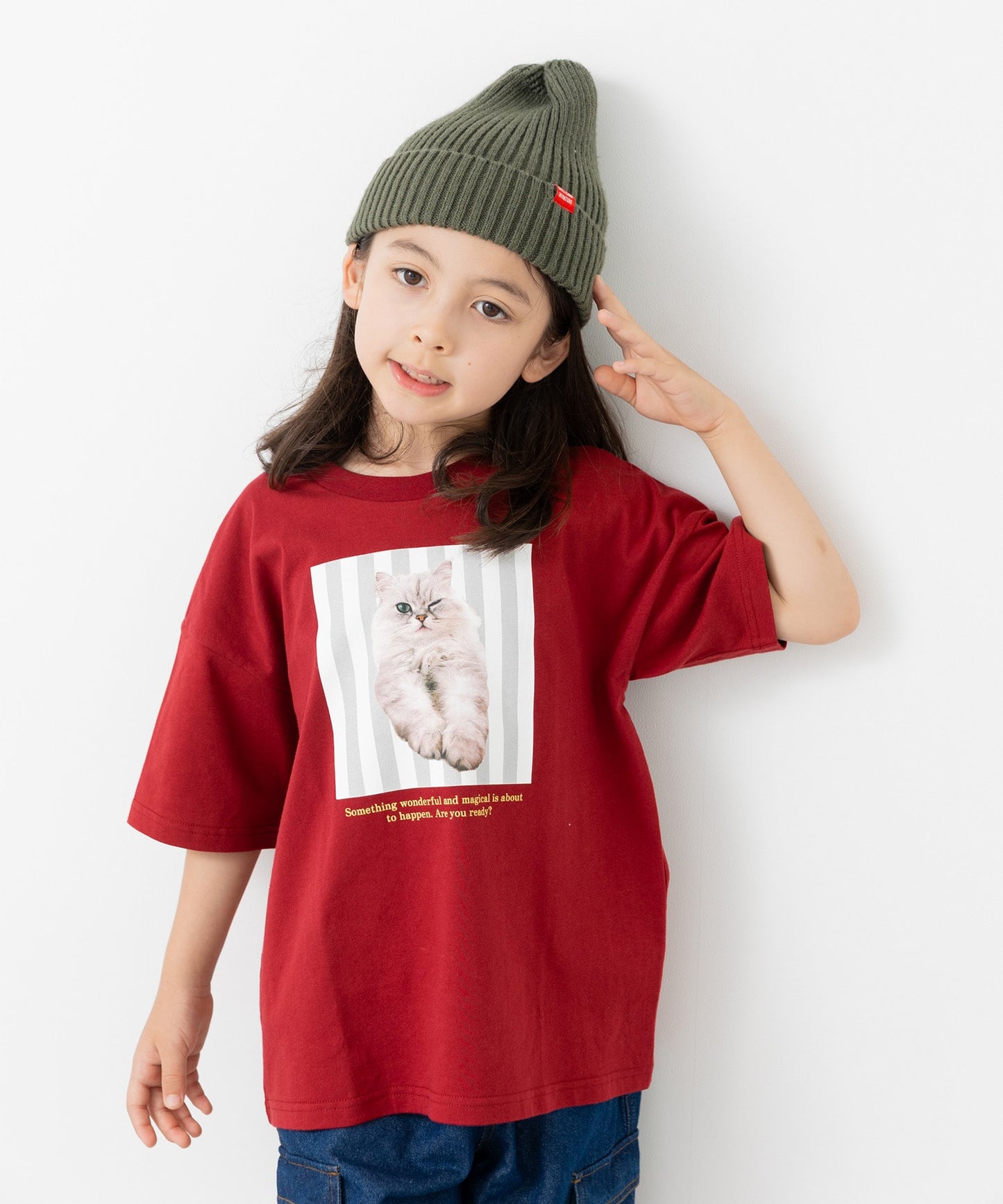 プリント半袖Tシャツ