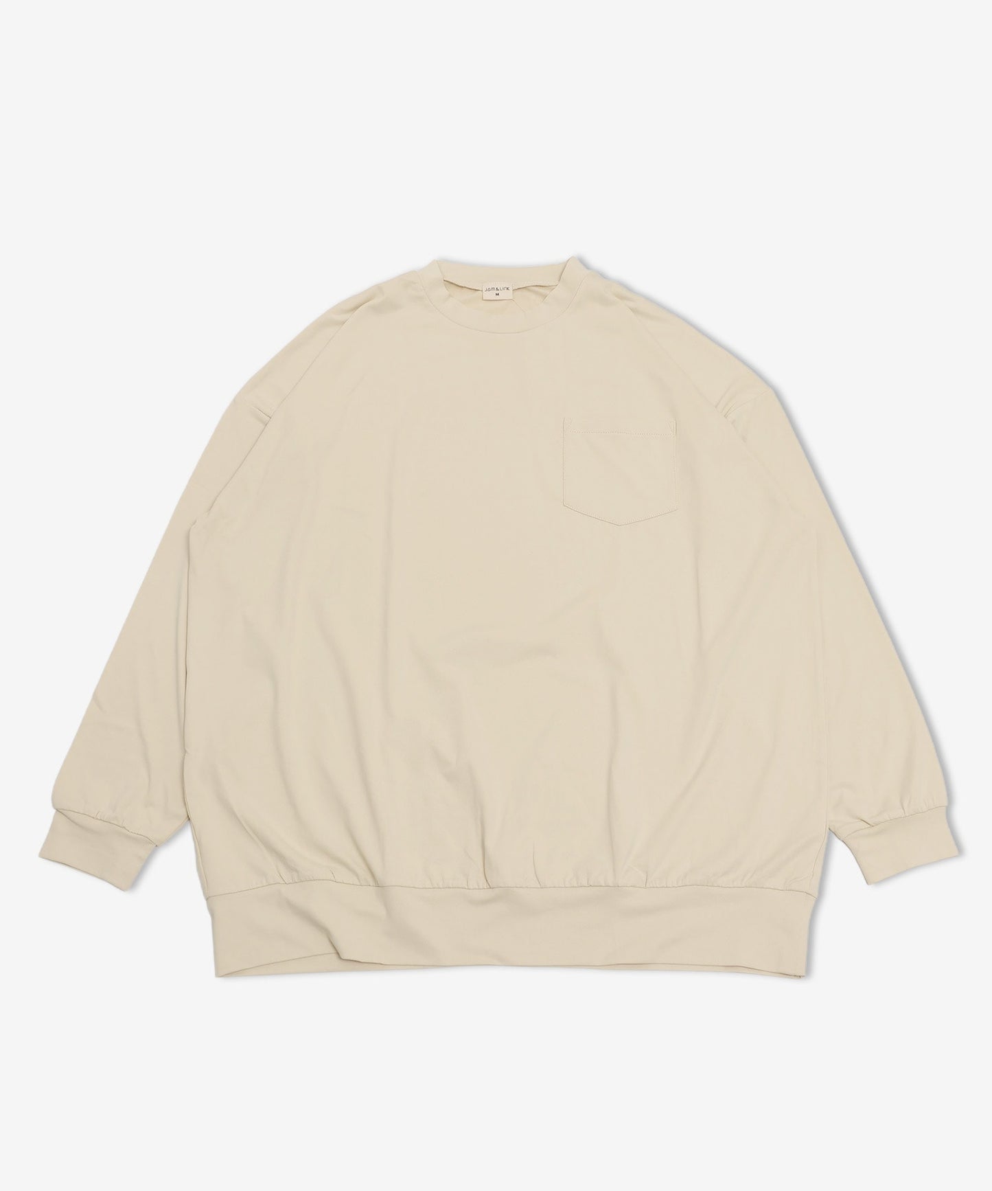 抗ピリング加工 ワイドシルエット 長袖Tシャツ（大人）