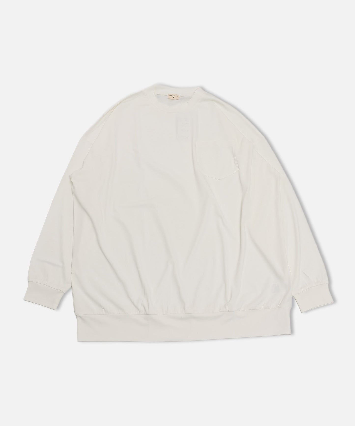 抗ピリング加工 ワイドシルエット 長袖Tシャツ（大人）