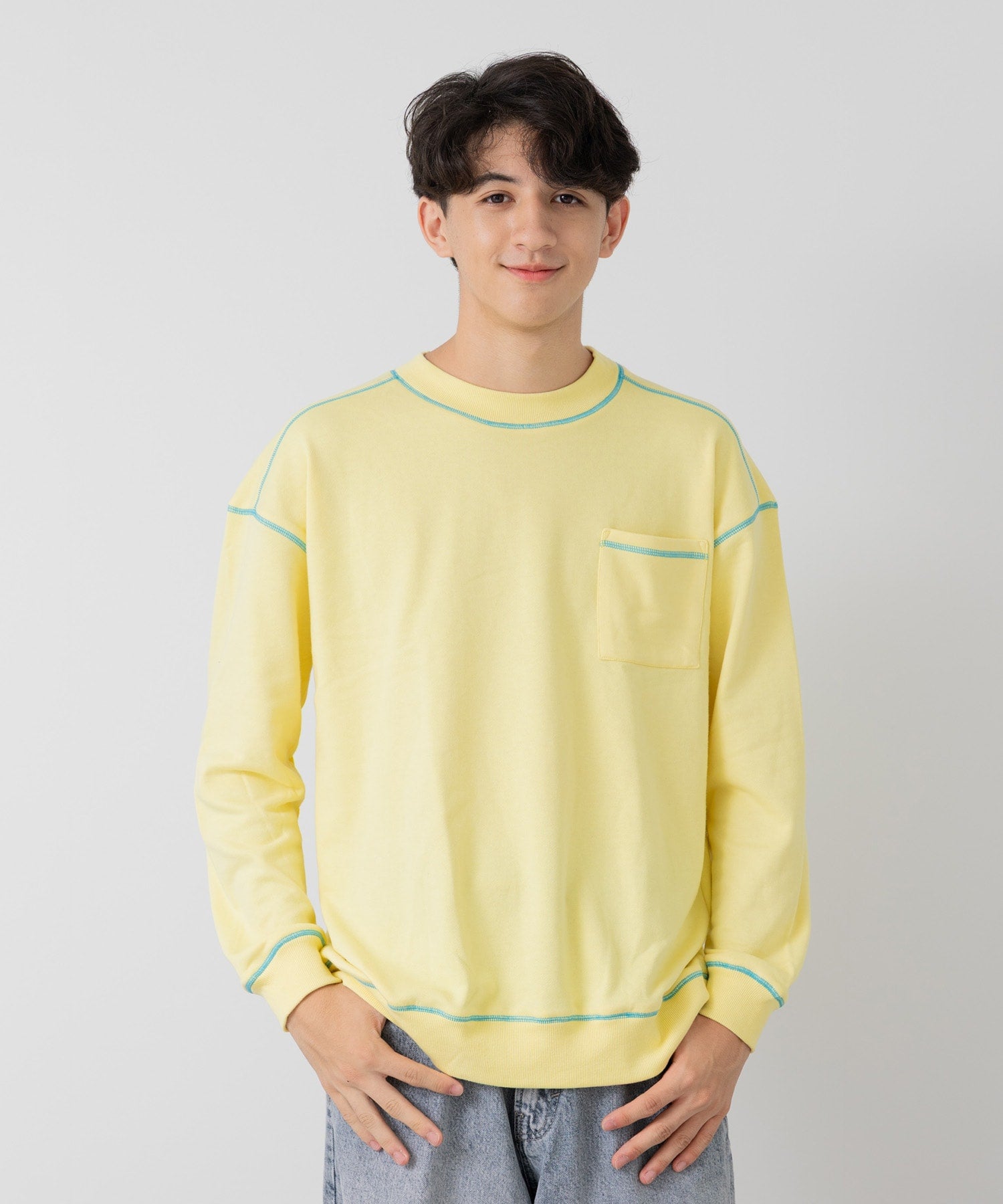 配色ステッチトレーナー（大人） – JAM&LINK