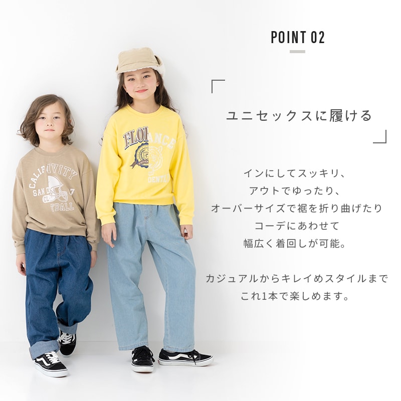 ダンガリーワイドパンツ – JAM&LINK