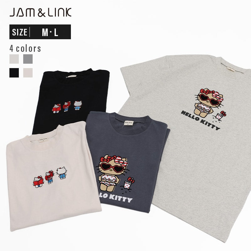 〈サンリオ〉ハローキティ/半袖Tシャツ（大人）