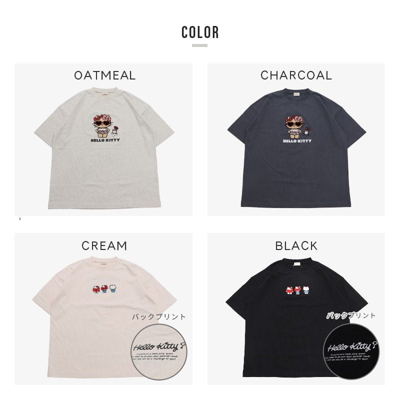〈サンリオ〉ハローキティ/半袖Tシャツ（大人）