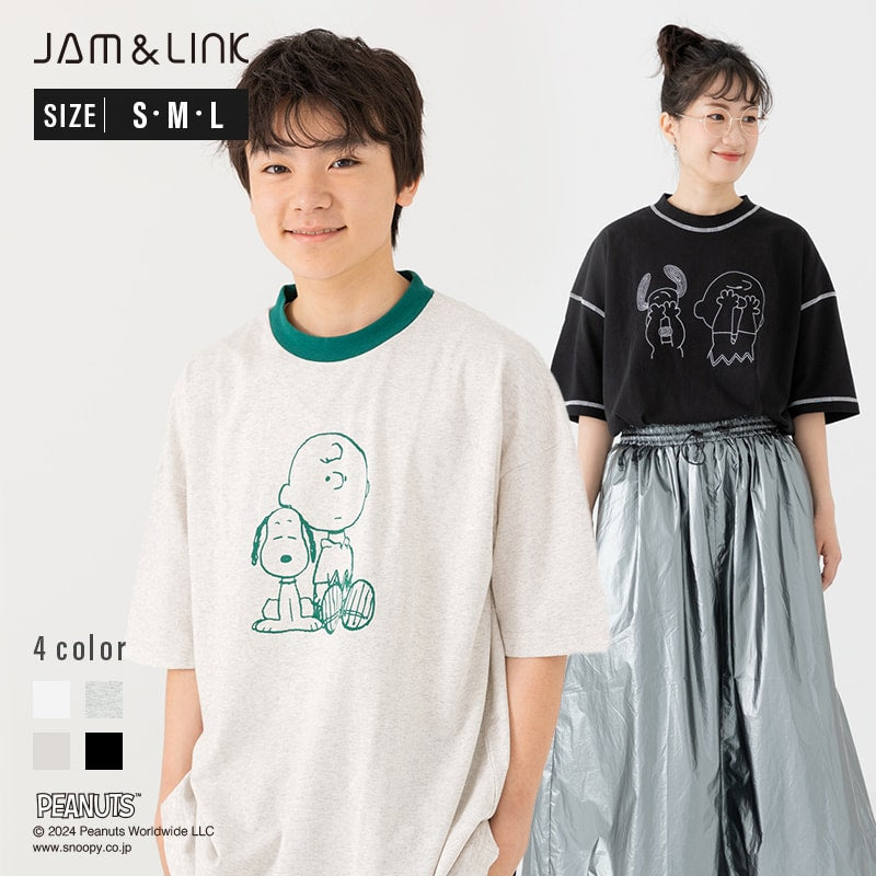 メンズ ピーナッツ 半袖Tシャツ