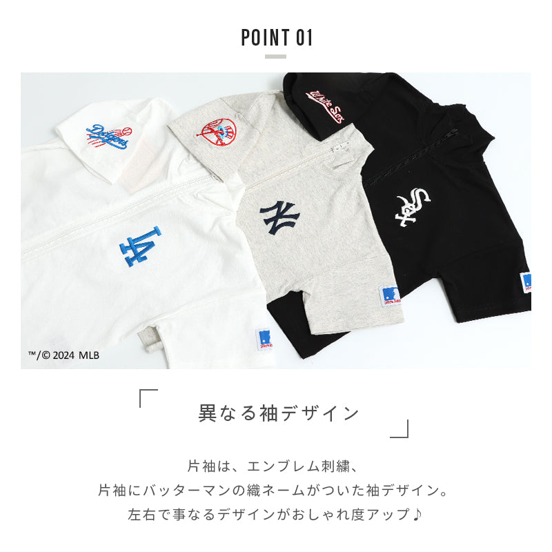 MLB ジップアップ Tシャツ