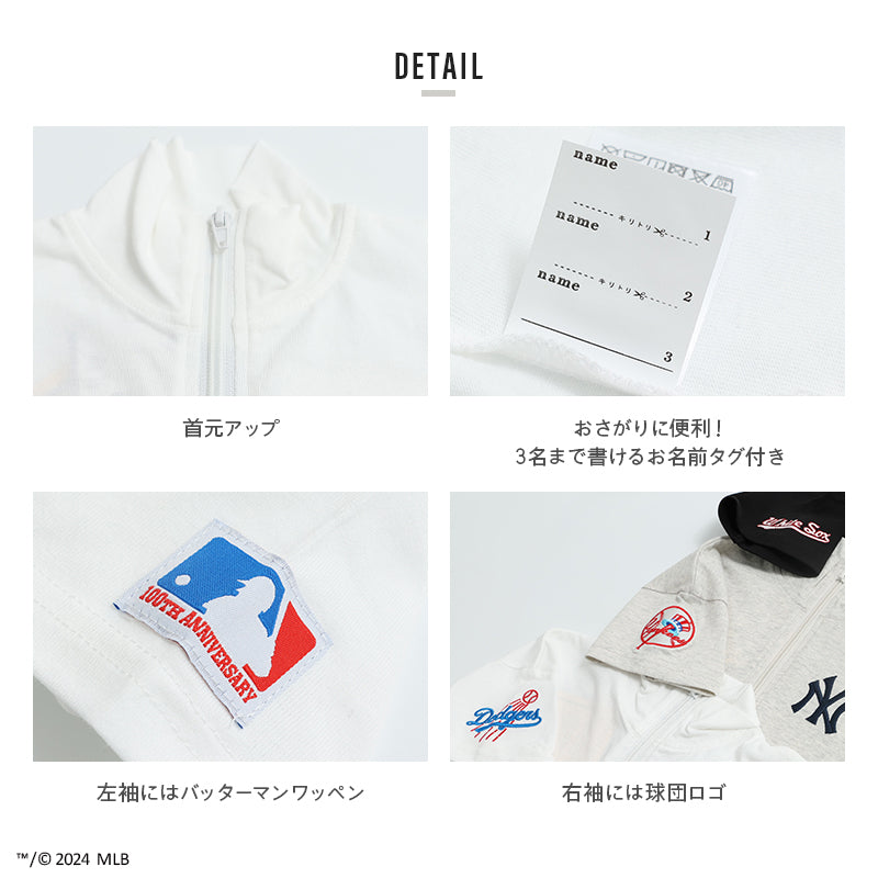 MLB ジップアップ Tシャツ