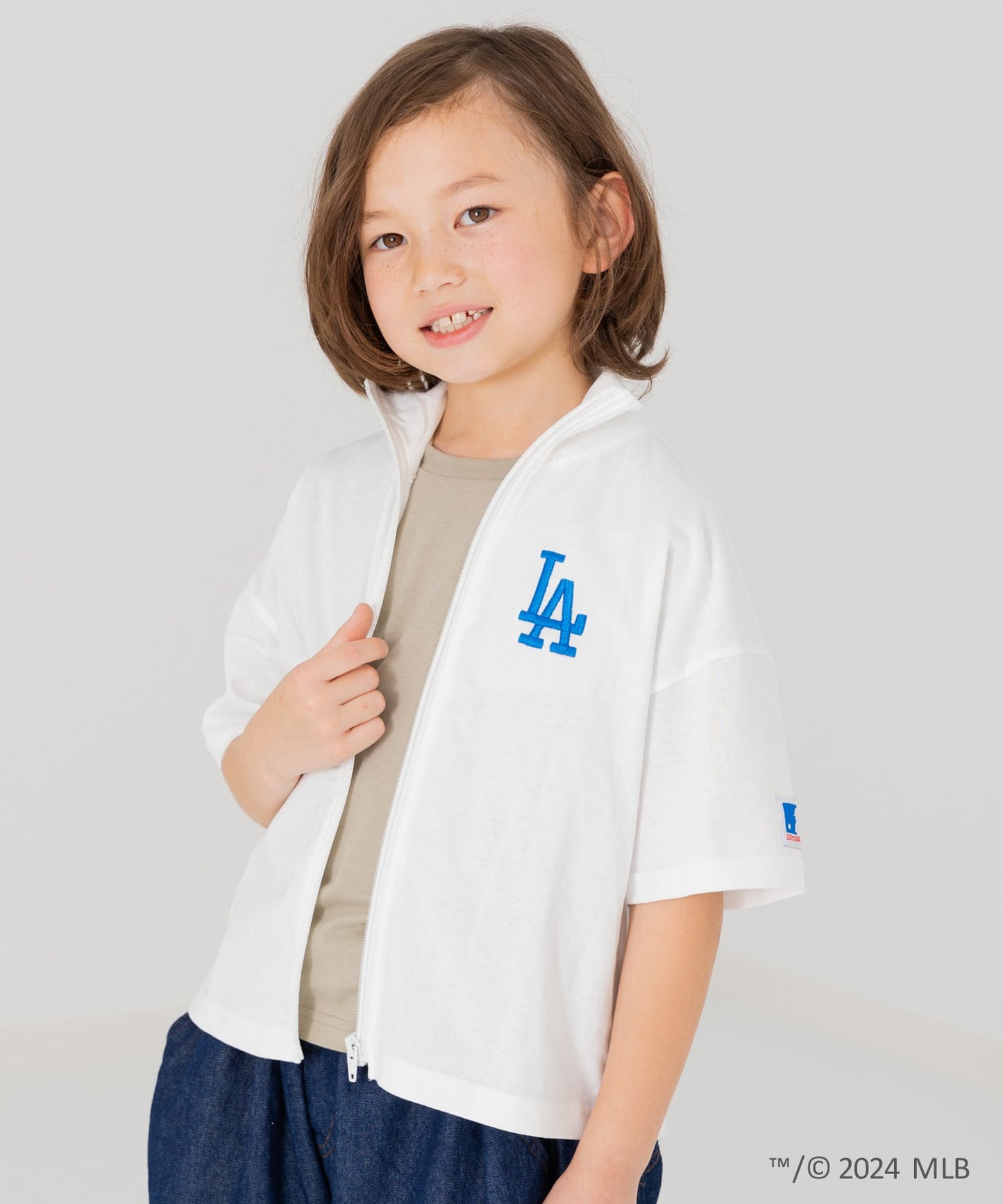 MLB ジップアップ Tシャツ