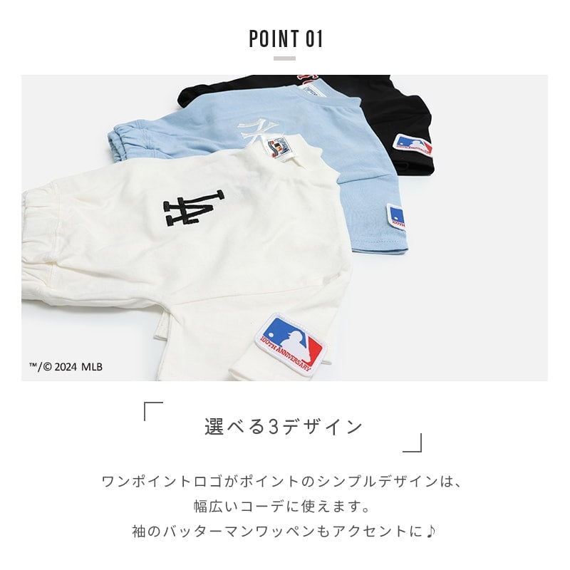 MLB ショート丈 半袖Tシャツ