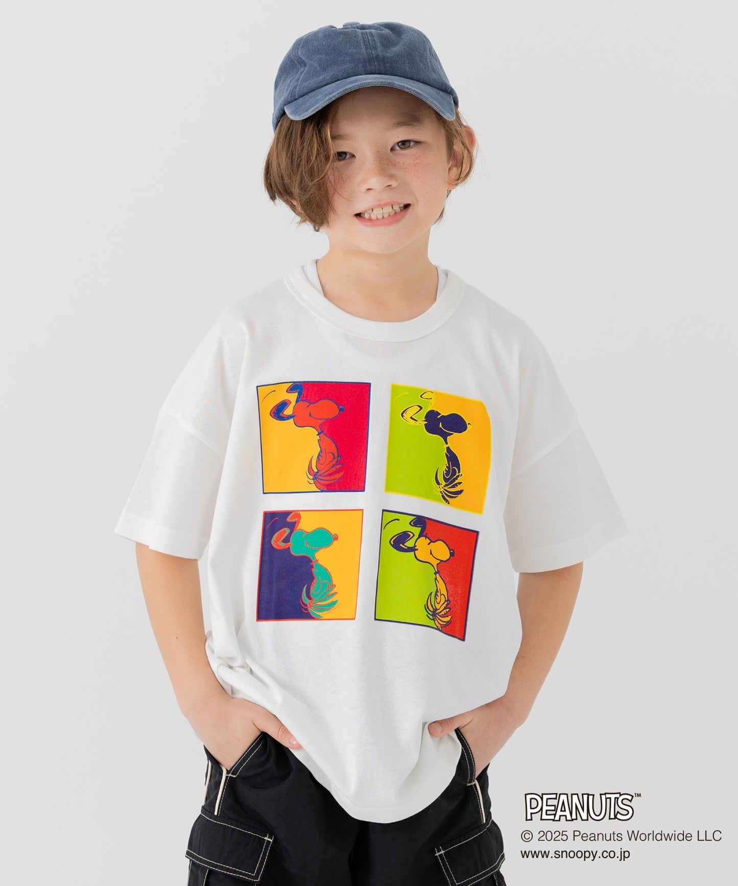 〈ピーナッツ〉半袖Tシャツ