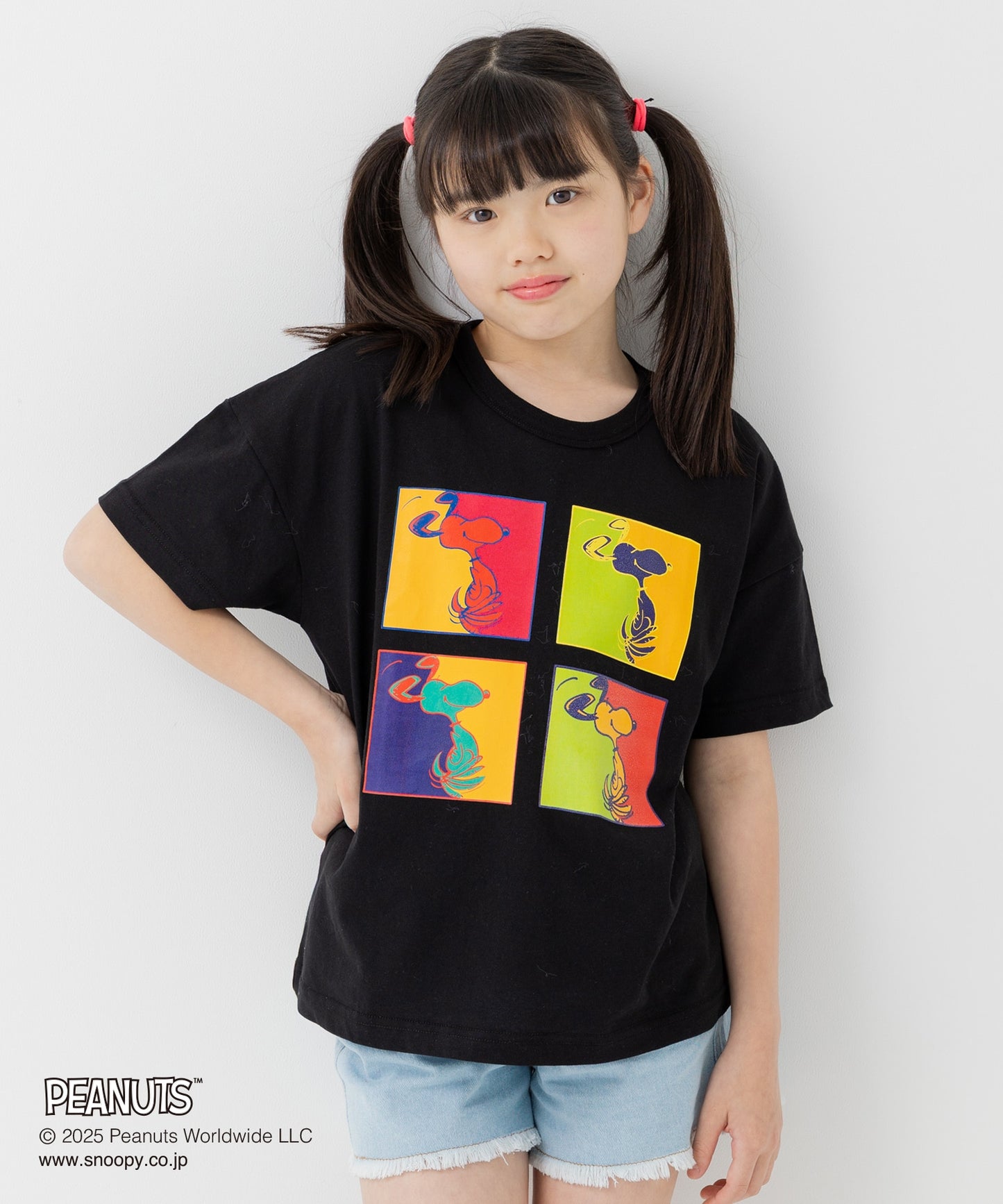 〈ピーナッツ〉半袖Tシャツ