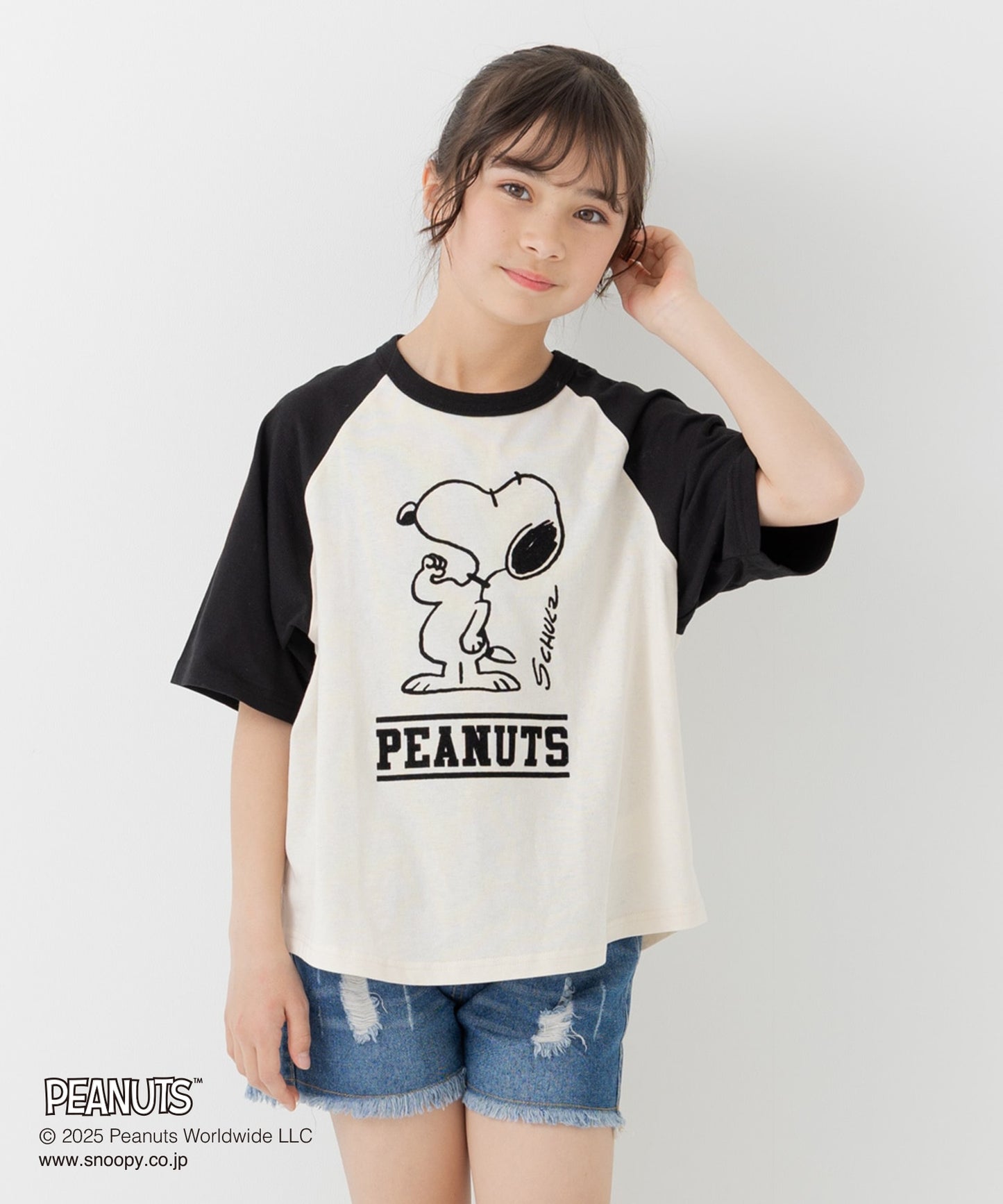 〈ピーナッツ〉半袖Tシャツ