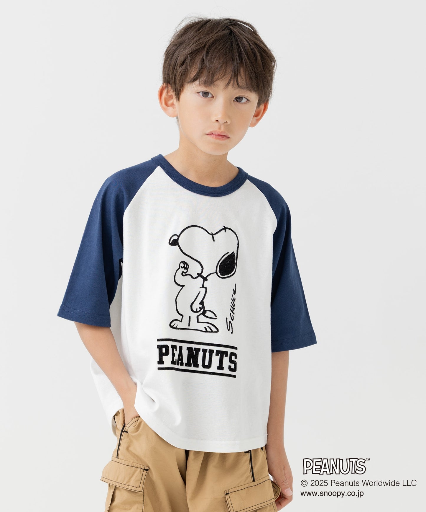 〈ピーナッツ〉半袖Tシャツ