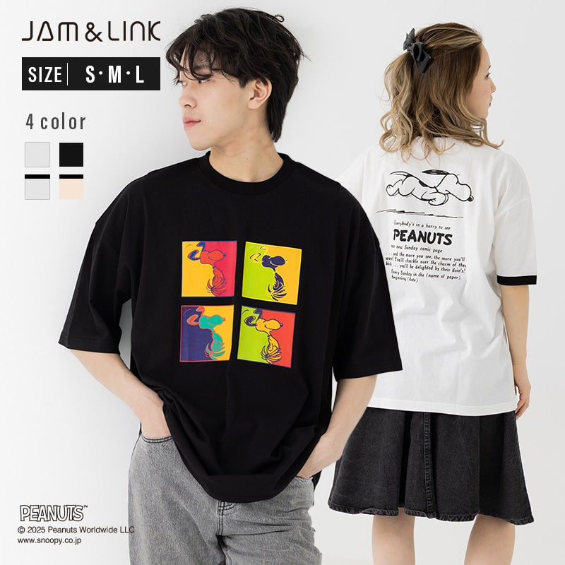 〈ピーナッツ〉半袖Tシャツ（大人）