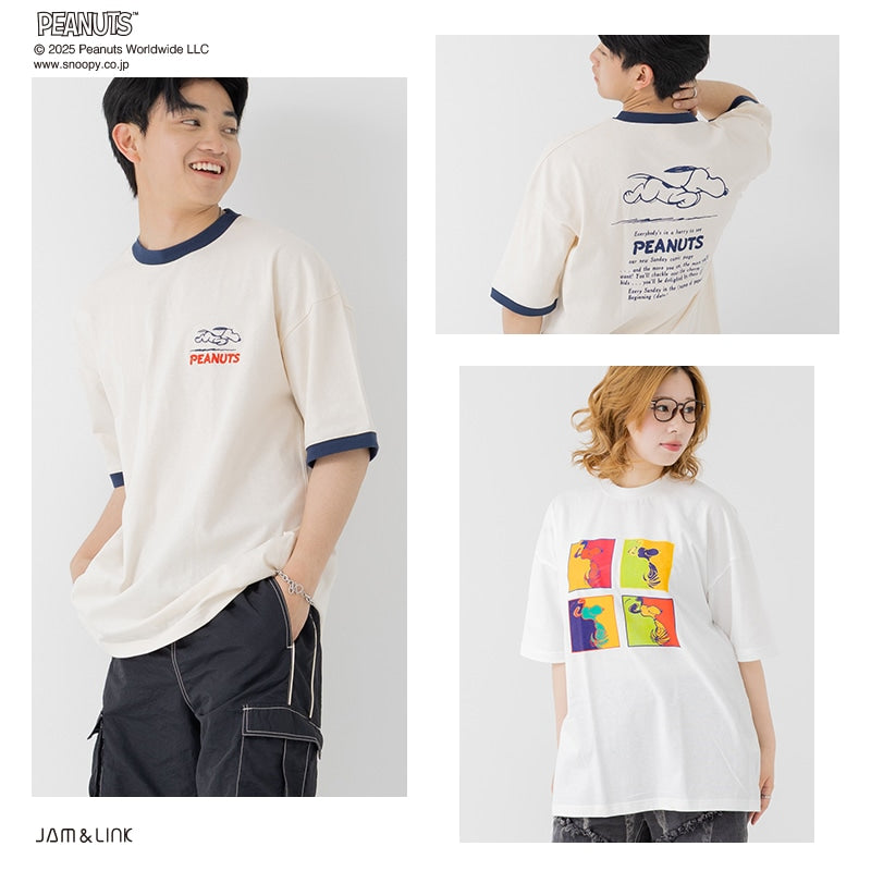 〈ピーナッツ〉半袖Tシャツ（大人）