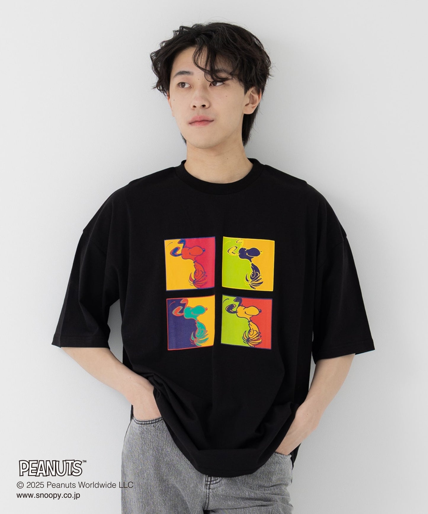 〈ピーナッツ〉半袖Tシャツ（大人）