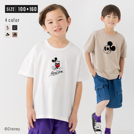 〈ディズニー〉ミッキーマウス/半袖Tシャツ