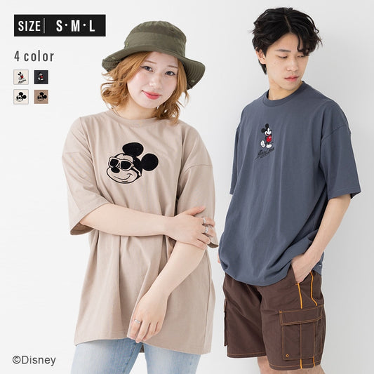 〈ディズニー〉ミッキーマウス/半袖Tシャツ（大人）