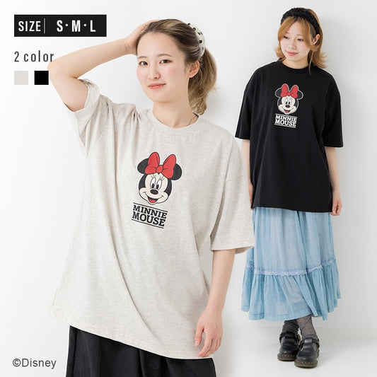 〈ディズニー〉ミニーマウス/半袖Tシャツ（大人）