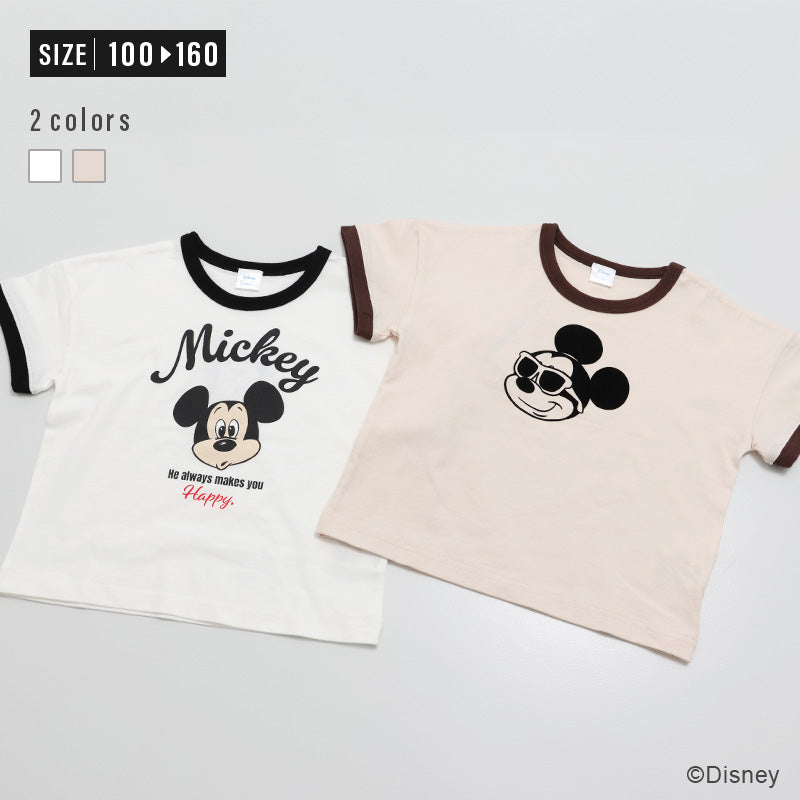 〈ディズニー〉ミッキーマウス/半袖Tシャツ
