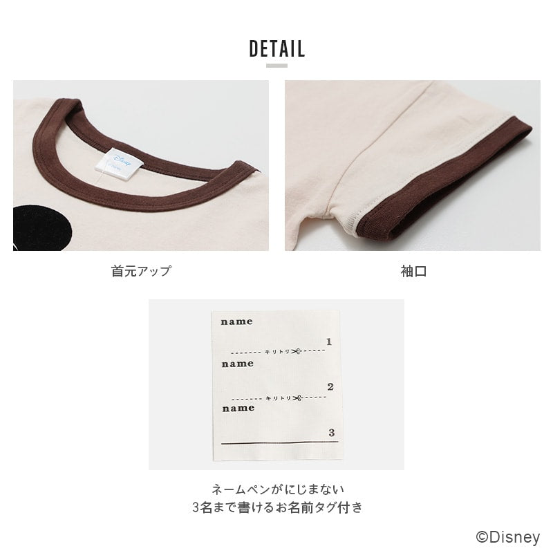 〈ディズニー〉ミッキーマウス/半袖Tシャツ