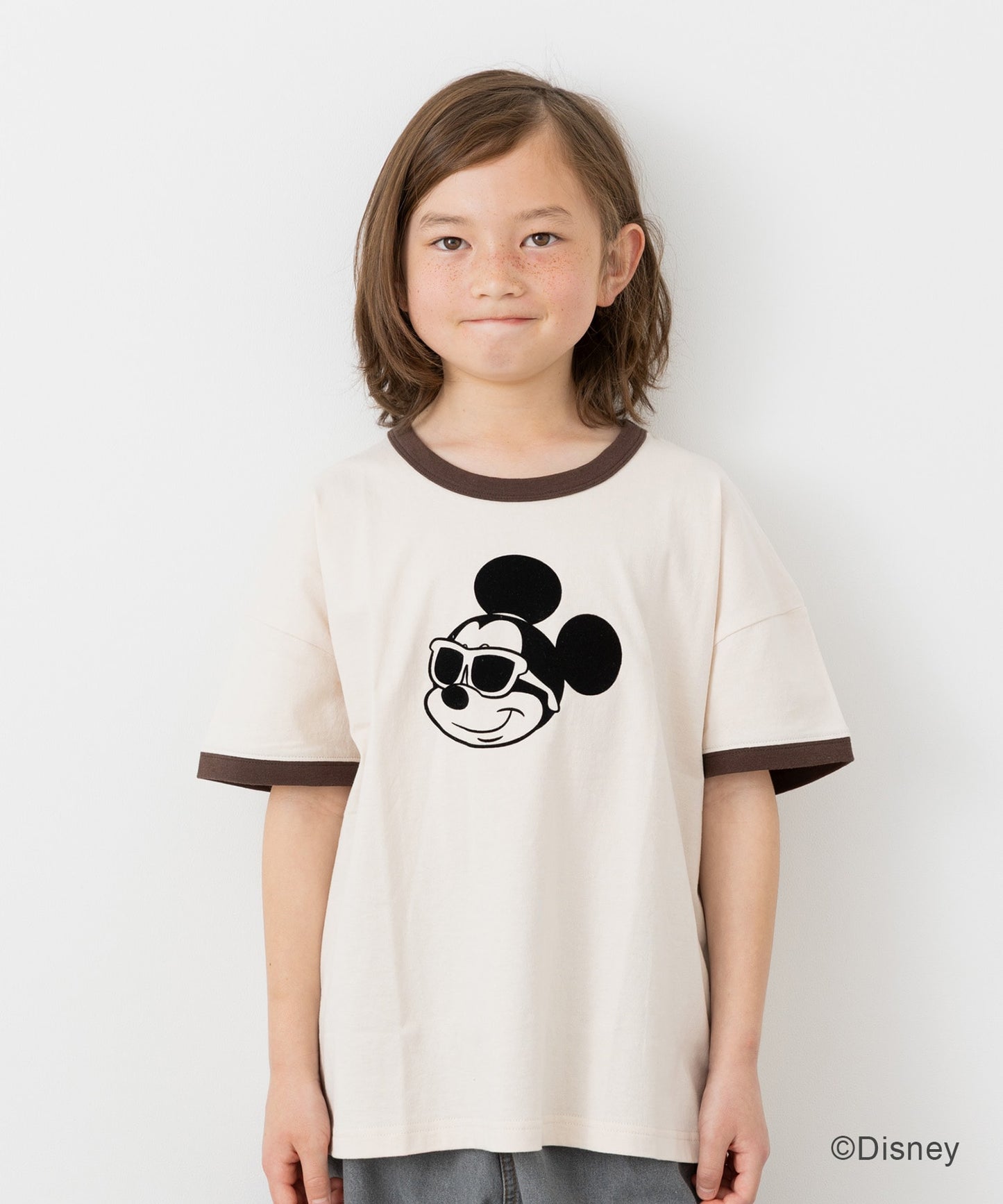 〈ディズニー〉ミッキーマウス/半袖Tシャツ